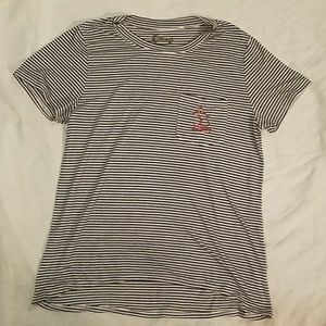 Striped Disney Mickey Mouse Shirt